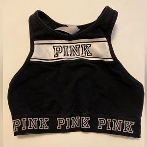Victoria Secret Pink Black and White Sport Bra